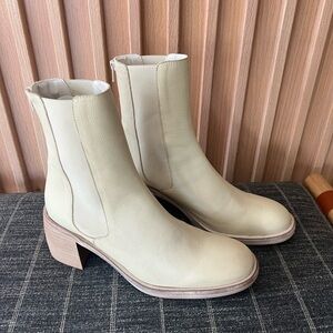 NWOT Free People Soft Cream bootie Size 41 or women 10